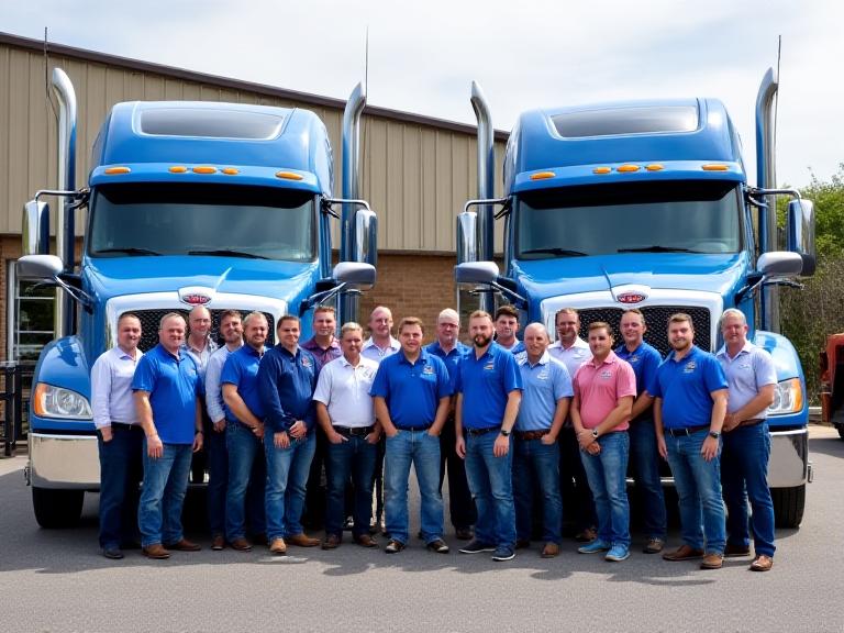 KP's Hauling and Trucking team and modern fleet at 7591 Goodall Mill Rd, Macon GA